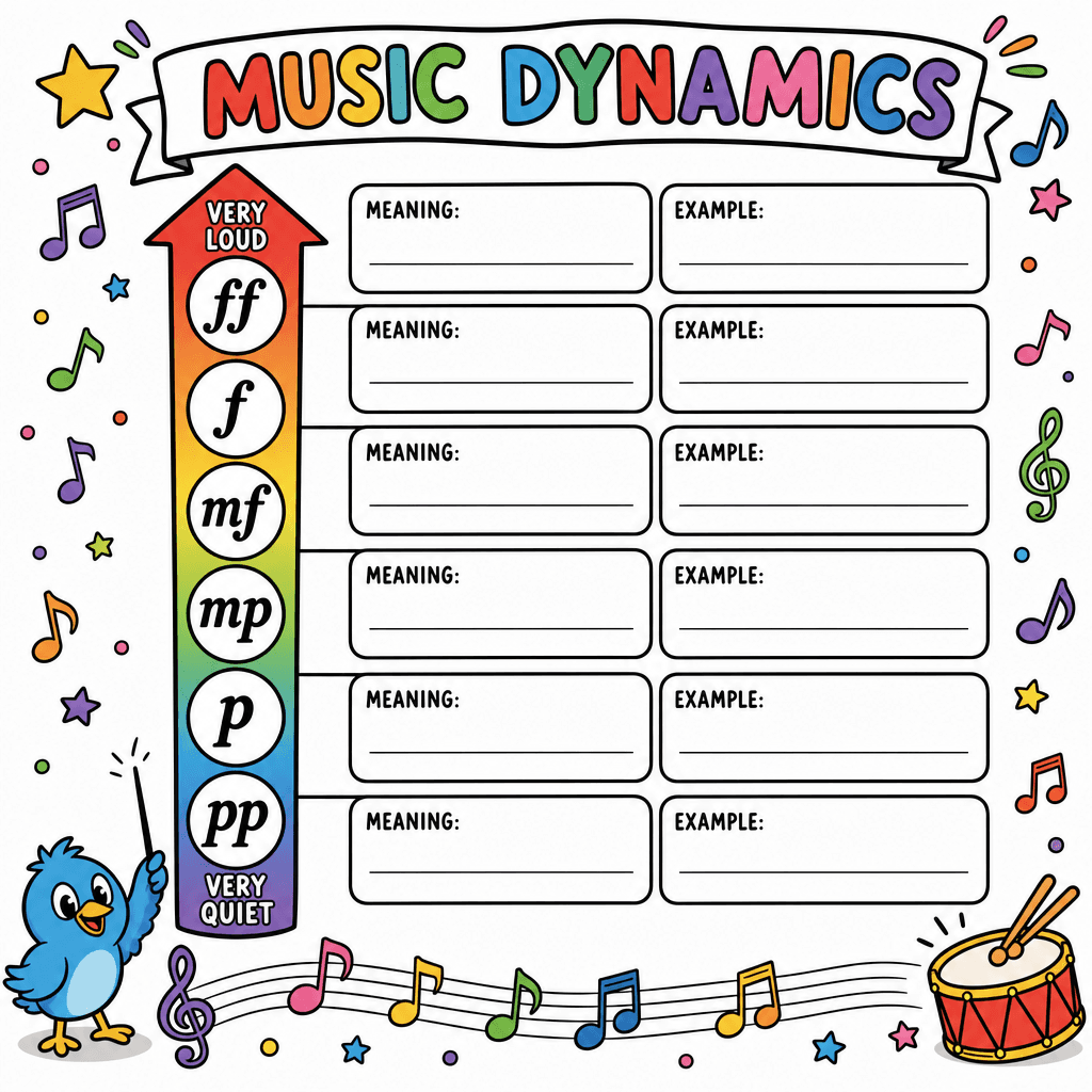 Dynamics Chart Blank
