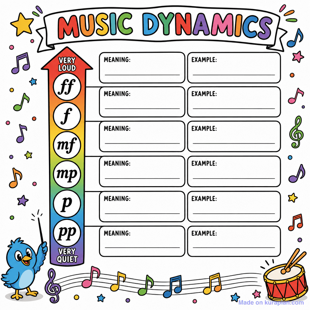 Dynamics Chart Blank