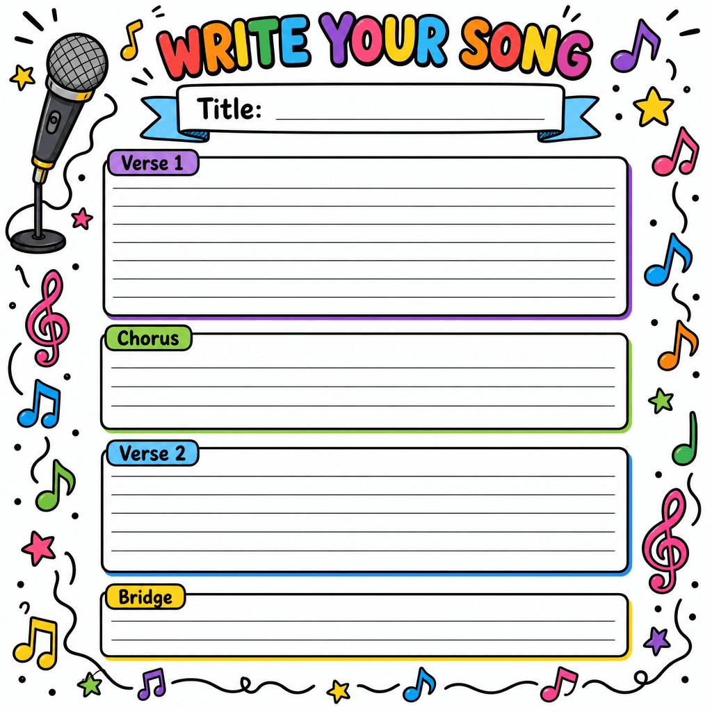 Song Lyrics Template