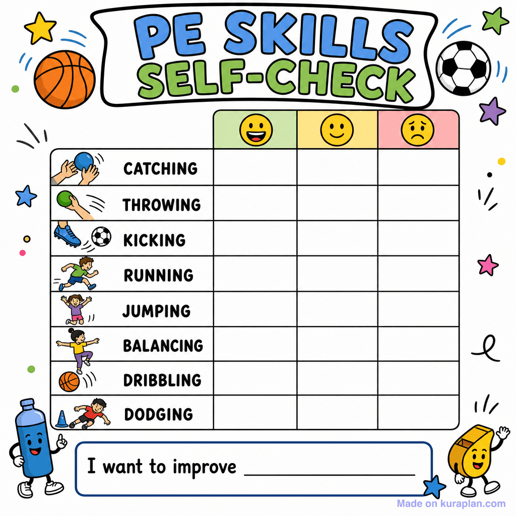 pe classroom illustration sample