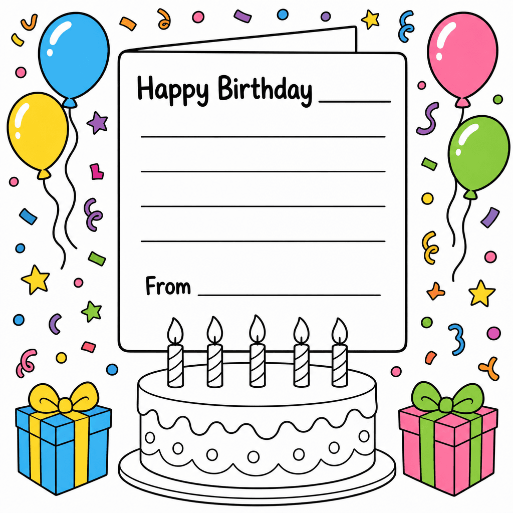 Birthday Card Template