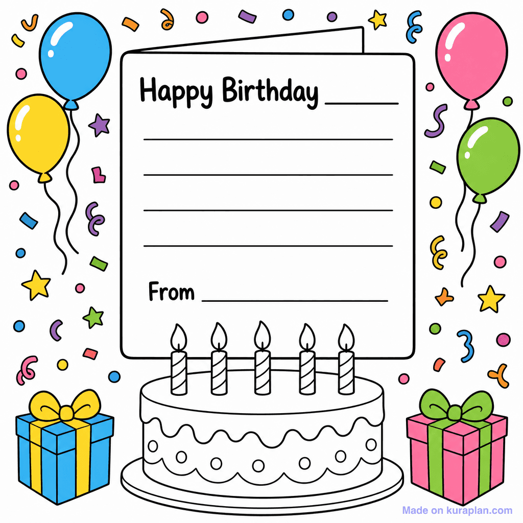 Birthday Card Template