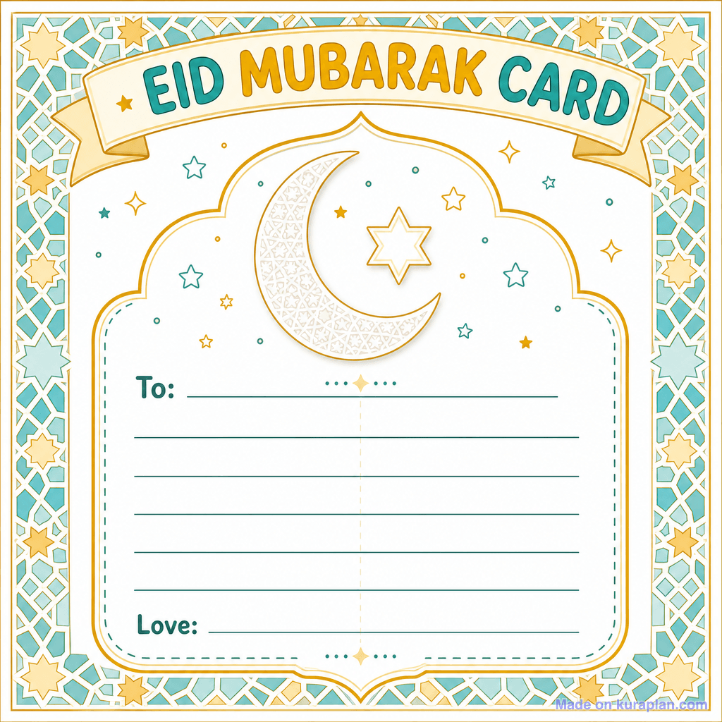 Eid Moon Card