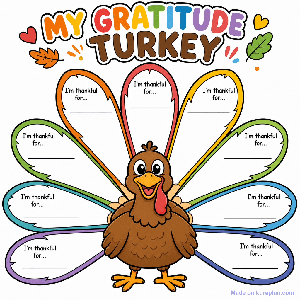 Thanksgiving Gratitude Turkey