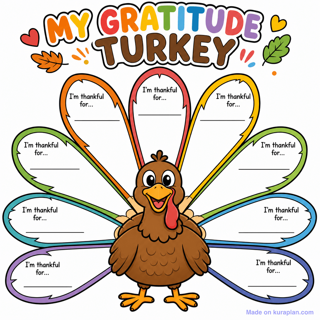 Thanksgiving Gratitude Turkey