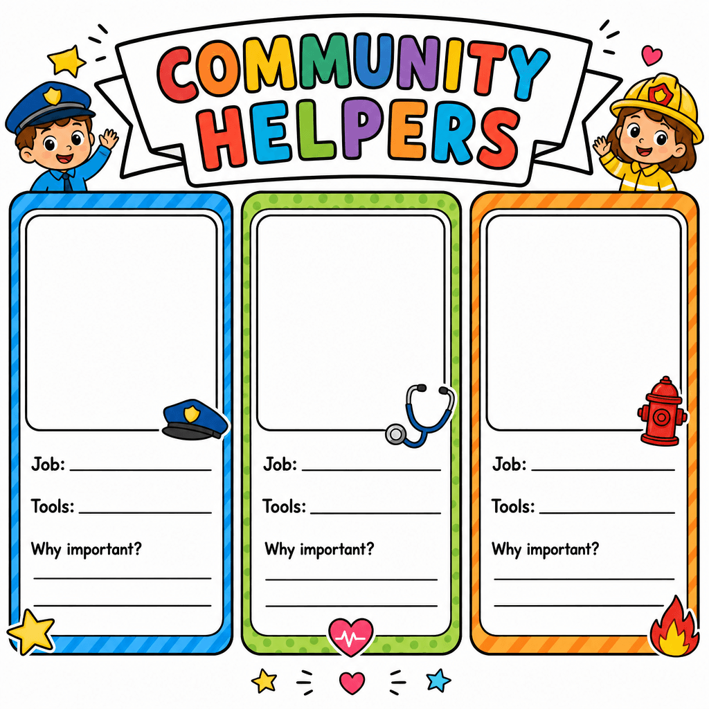 Community Helper Card