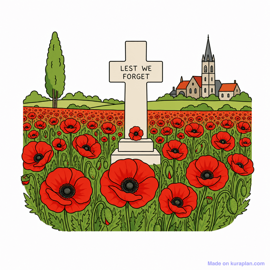 Ww1 Poppies Field