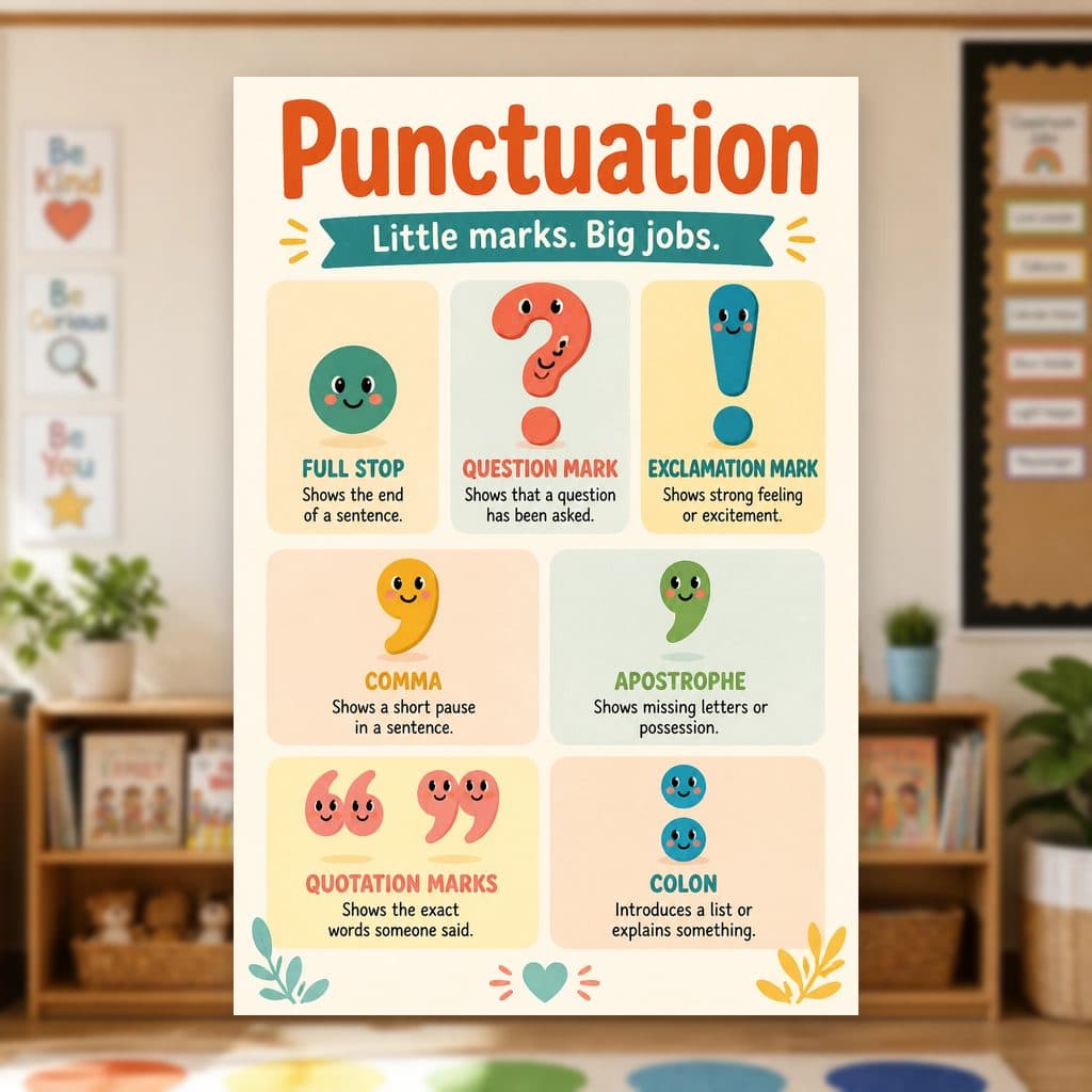 Punctuation Poster — page preview 1