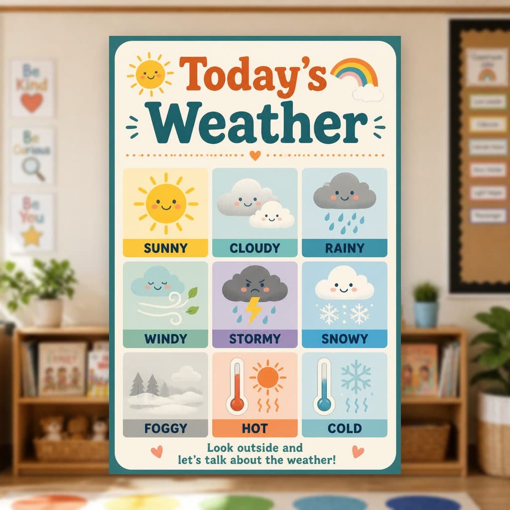 Weather Chart Poster — page preview 1
