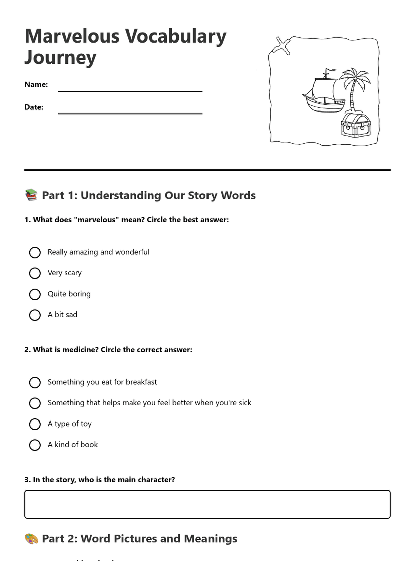 Marvelous Vocabulary Journey