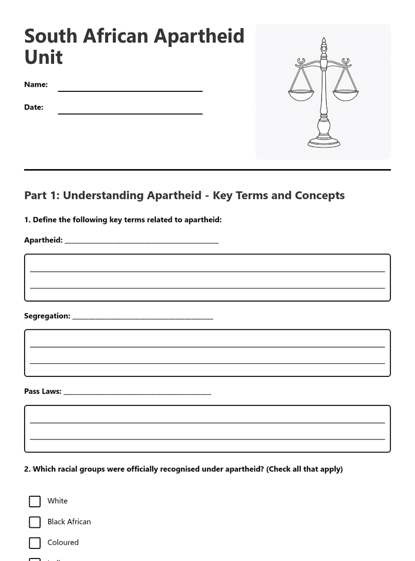 South African Apartheid Unit