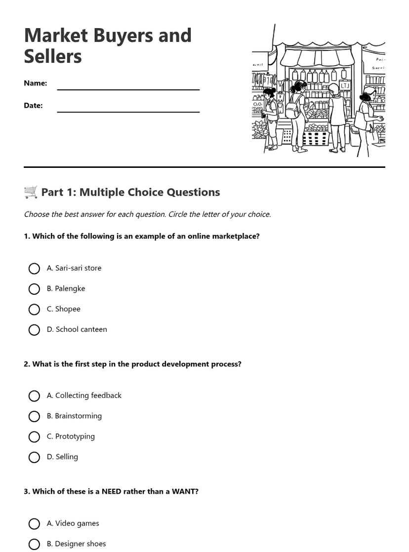 Market Buyers and Sellers