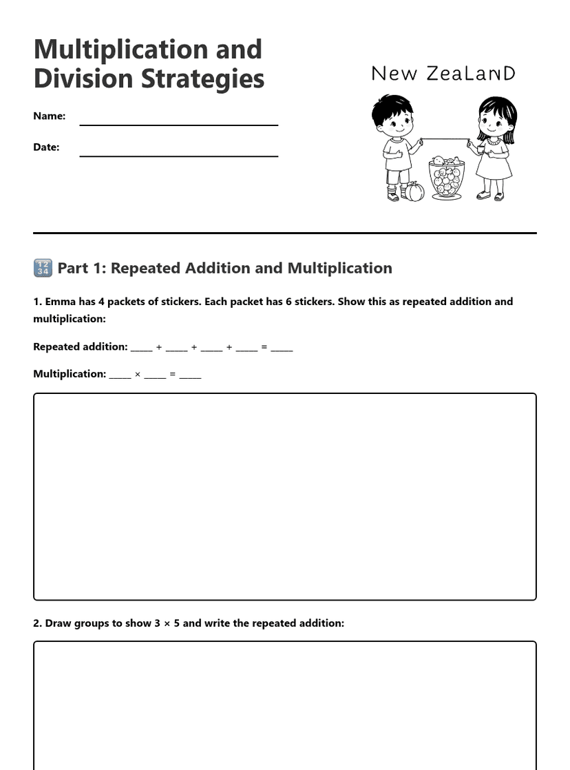Multiplication and Division Strategies
