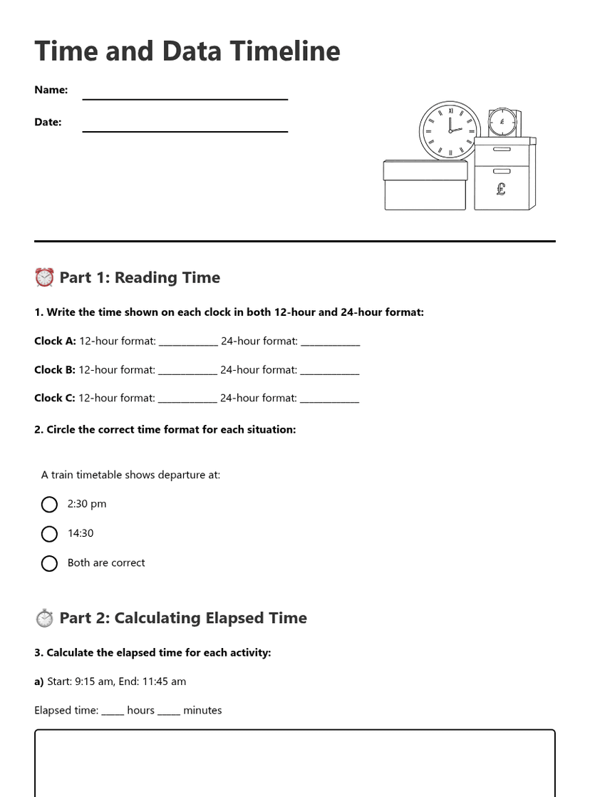 Time and Data Timeline