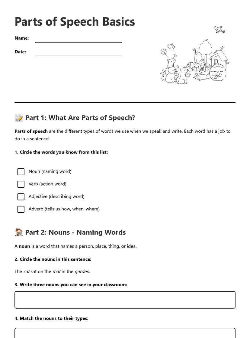 Parts of Speech Basics
