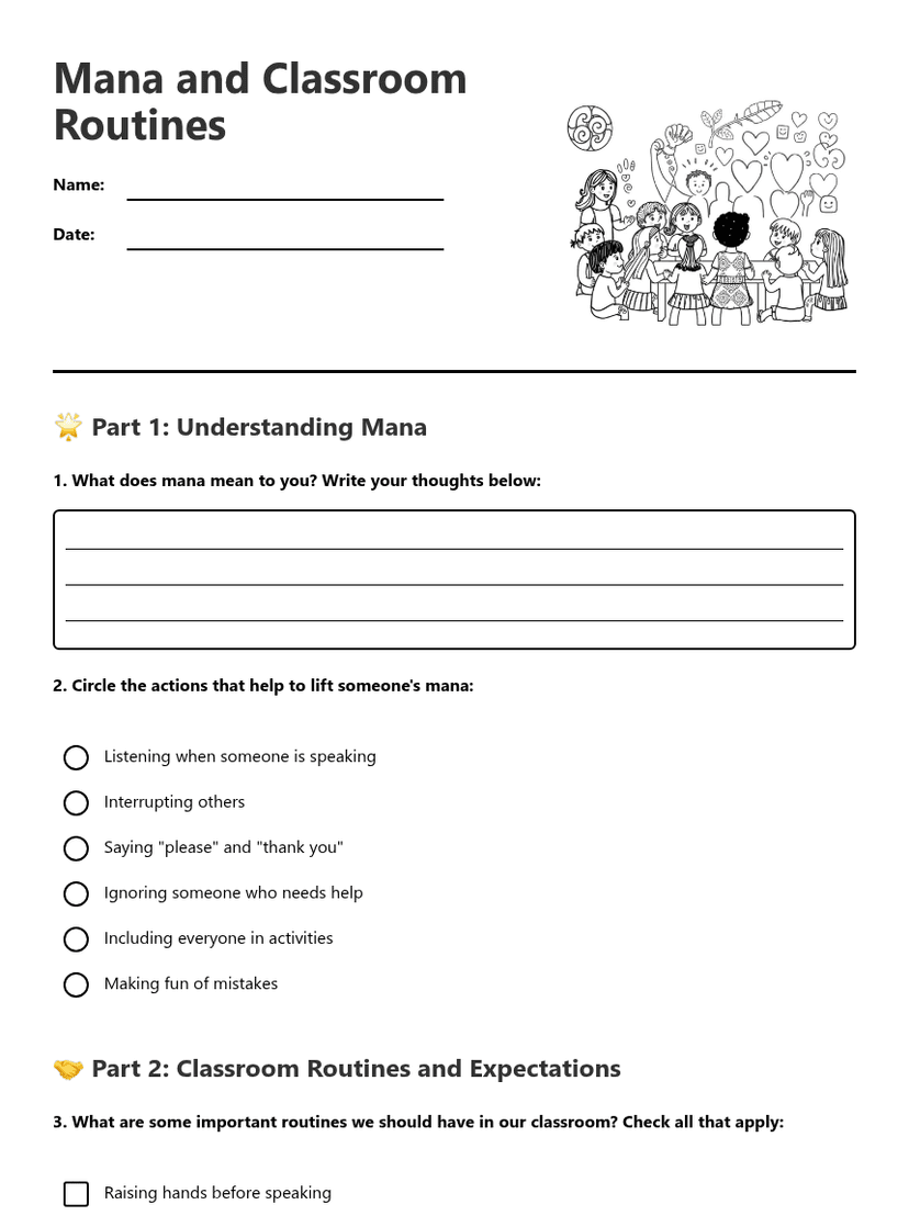 Mana and Classroom Routines