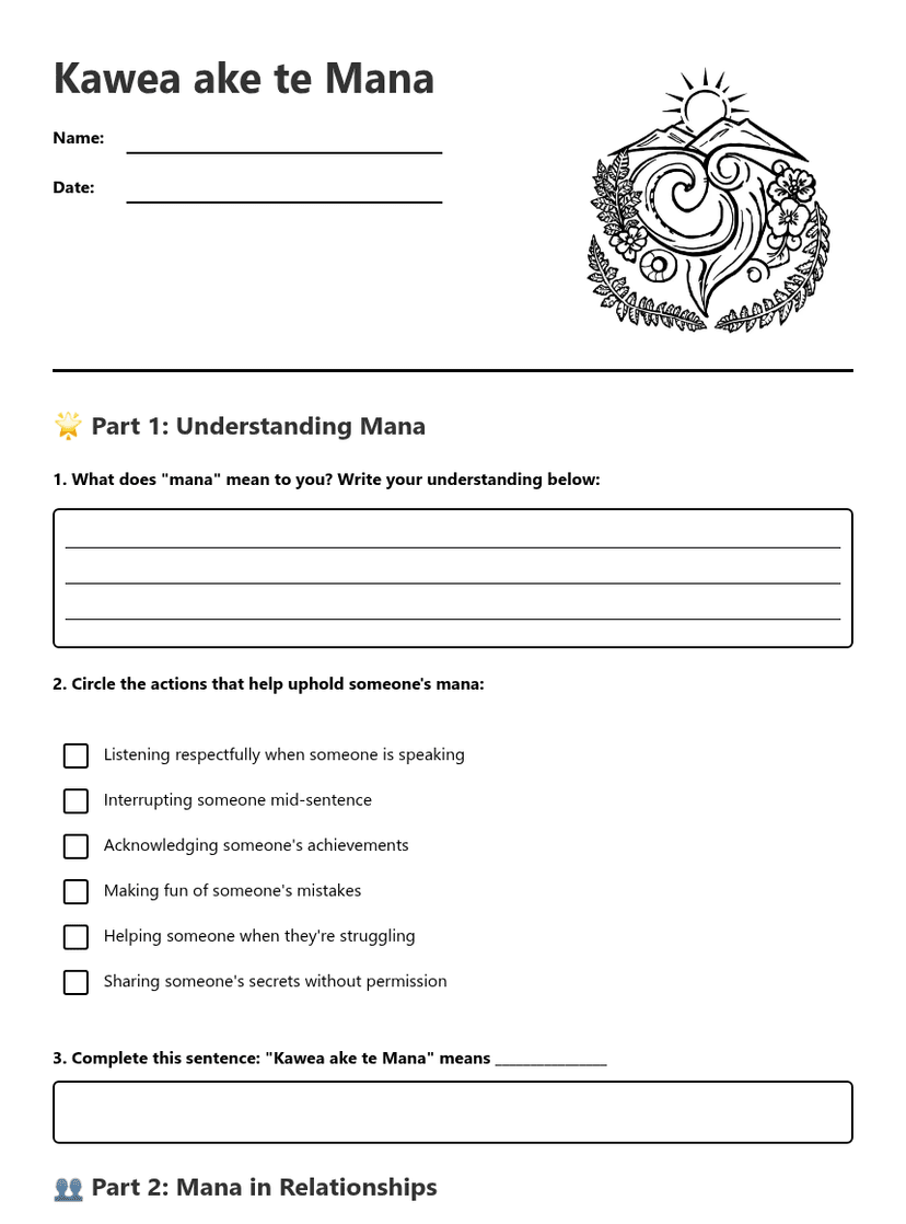 Kawea ake te Mana