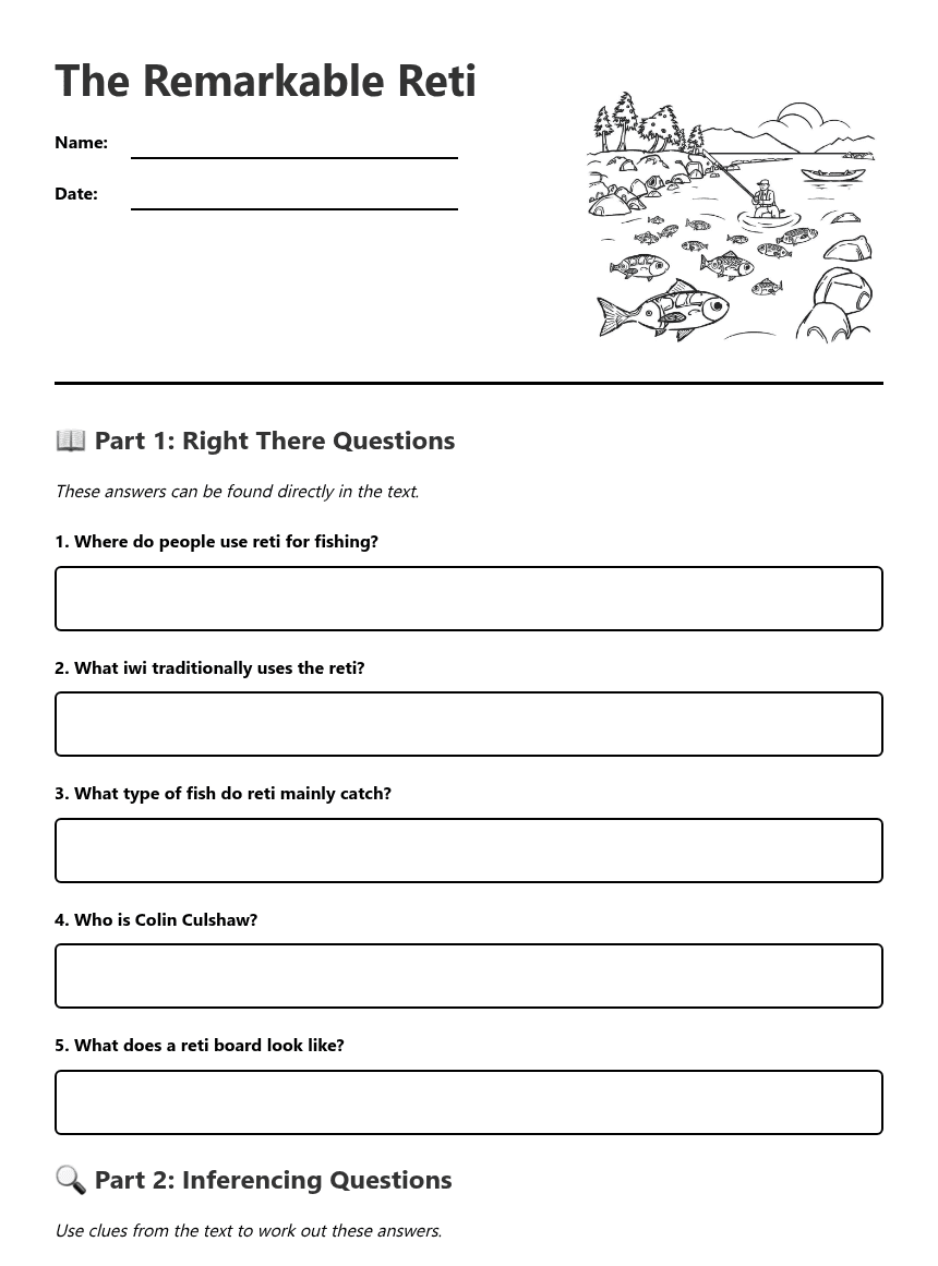 The Remarkable Reti worksheet preview