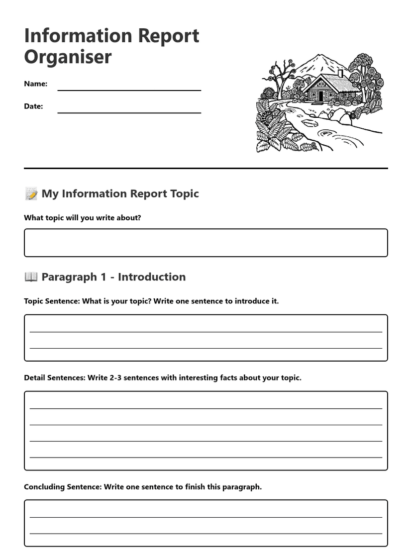 Information Report Organizer