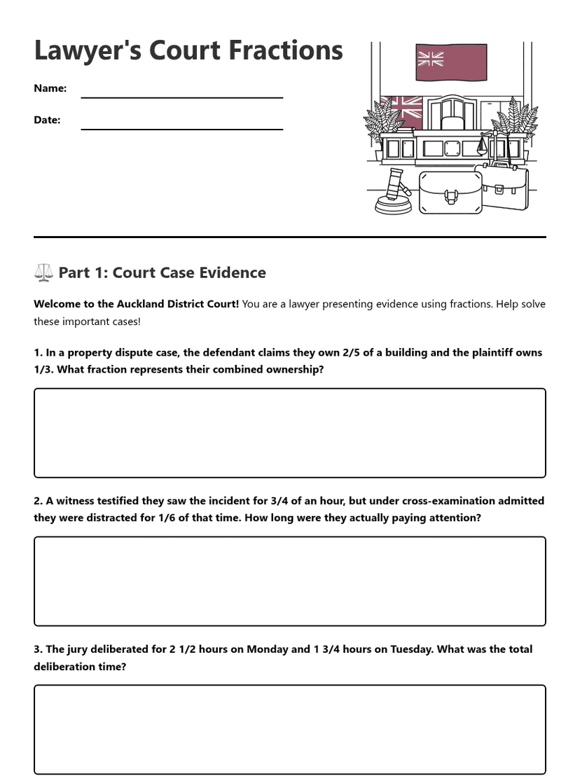 Lawyer's Court Fractions