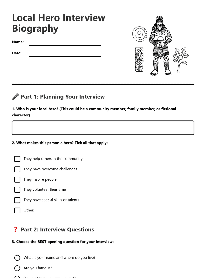 Local Hero Interview Biography