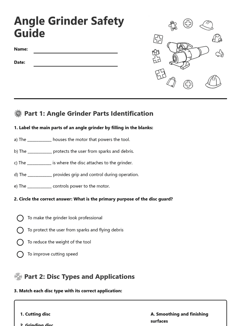 Angle Grinder Safety Guide