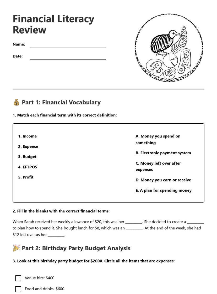 Financial Literacy Review