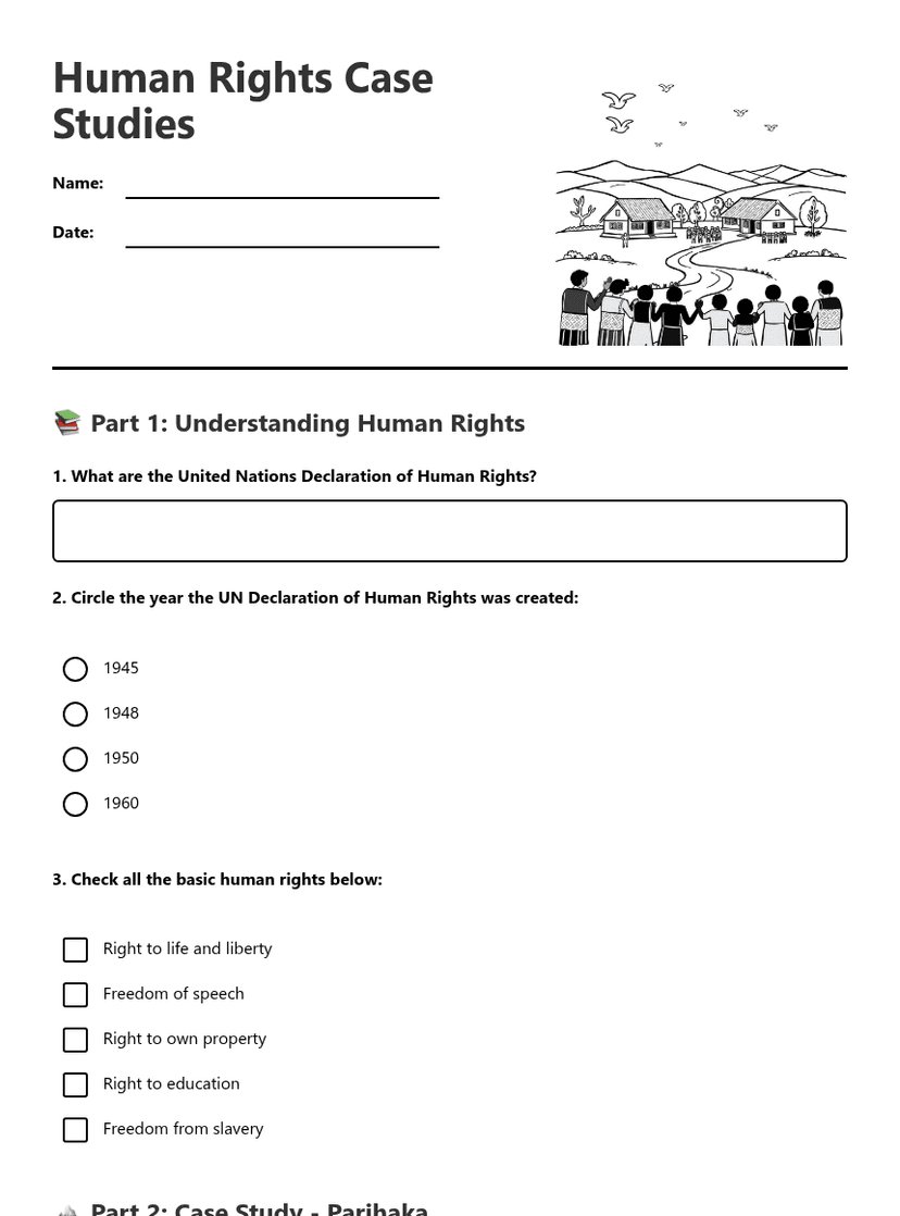 Human Rights Case Studies