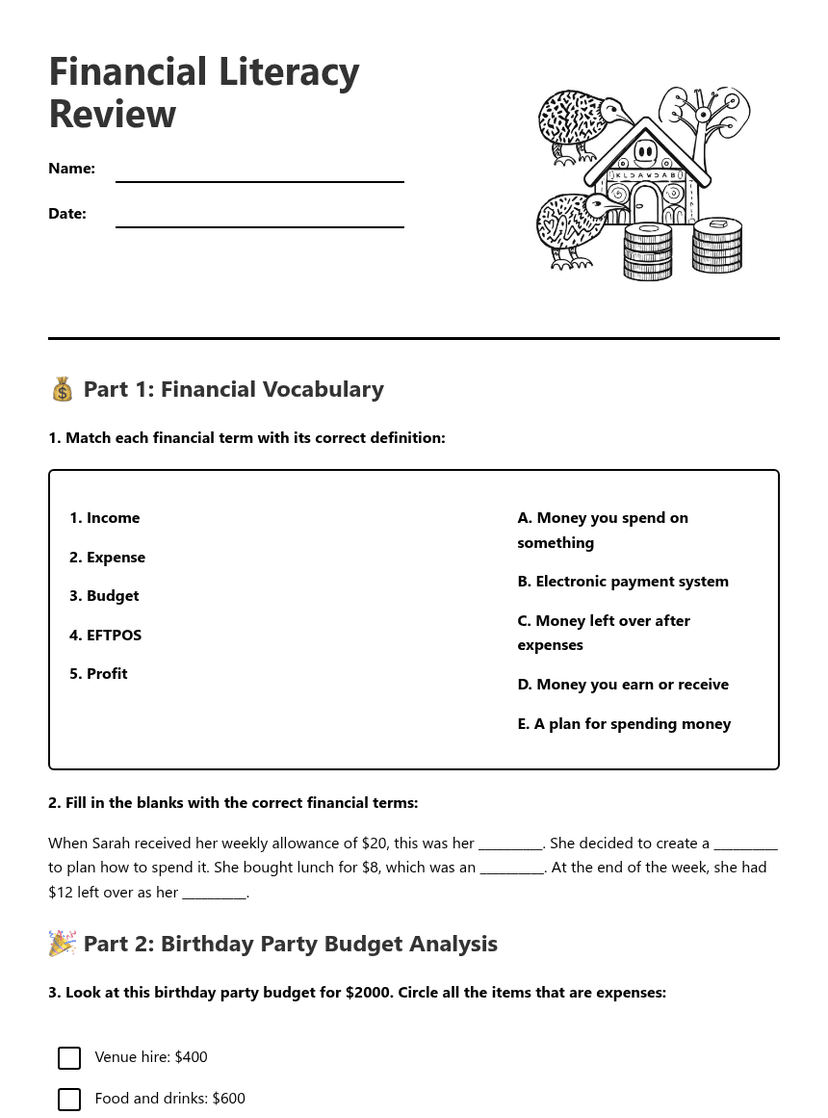 Financial Literacy Review