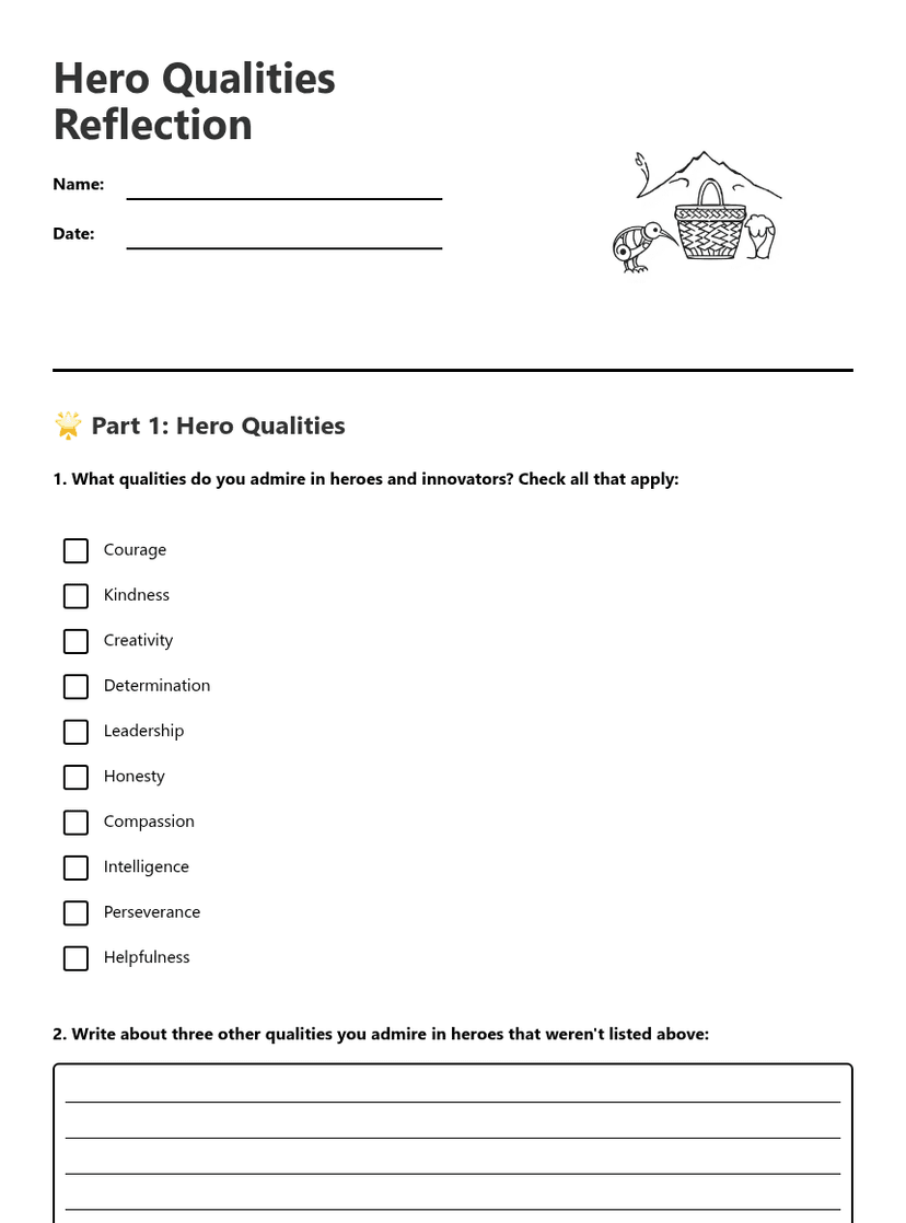 Hero Qualities Reflection