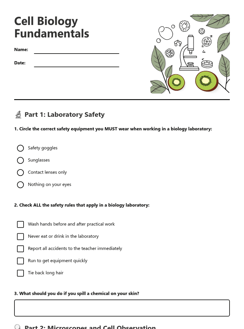Cell Biology Fundamentals