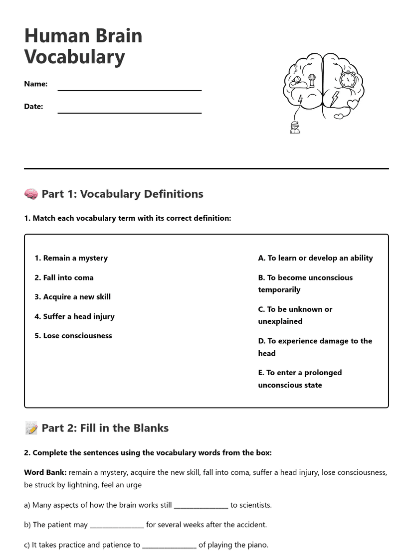 Human Brain Vocabulary