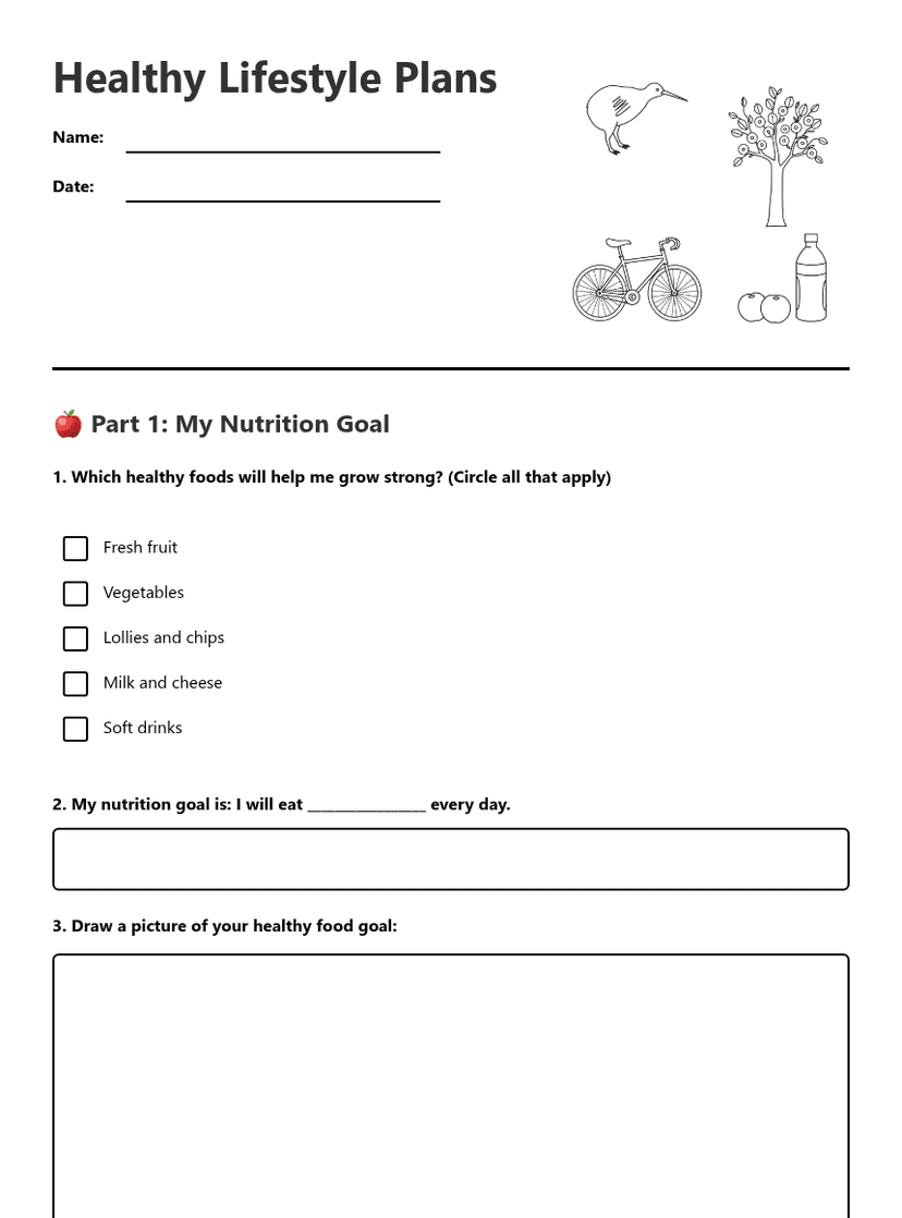 Healthy Lifestyle Plans