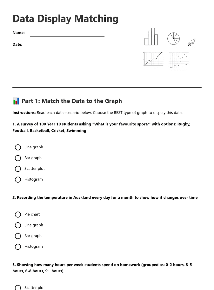 Data Display Matching