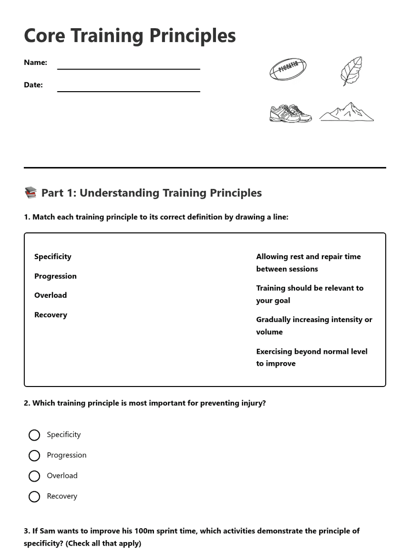 Core Training Principles