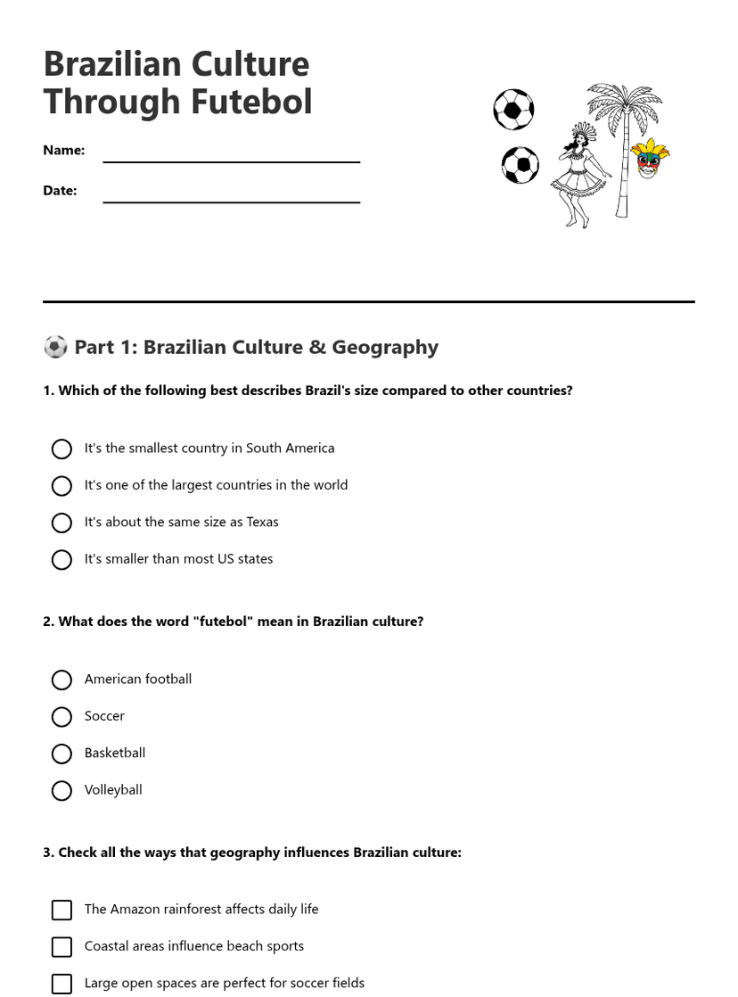 Brazilian Culture Through Futebol