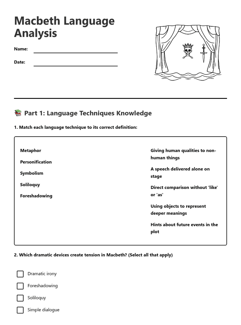 Macbeth Language Analysis