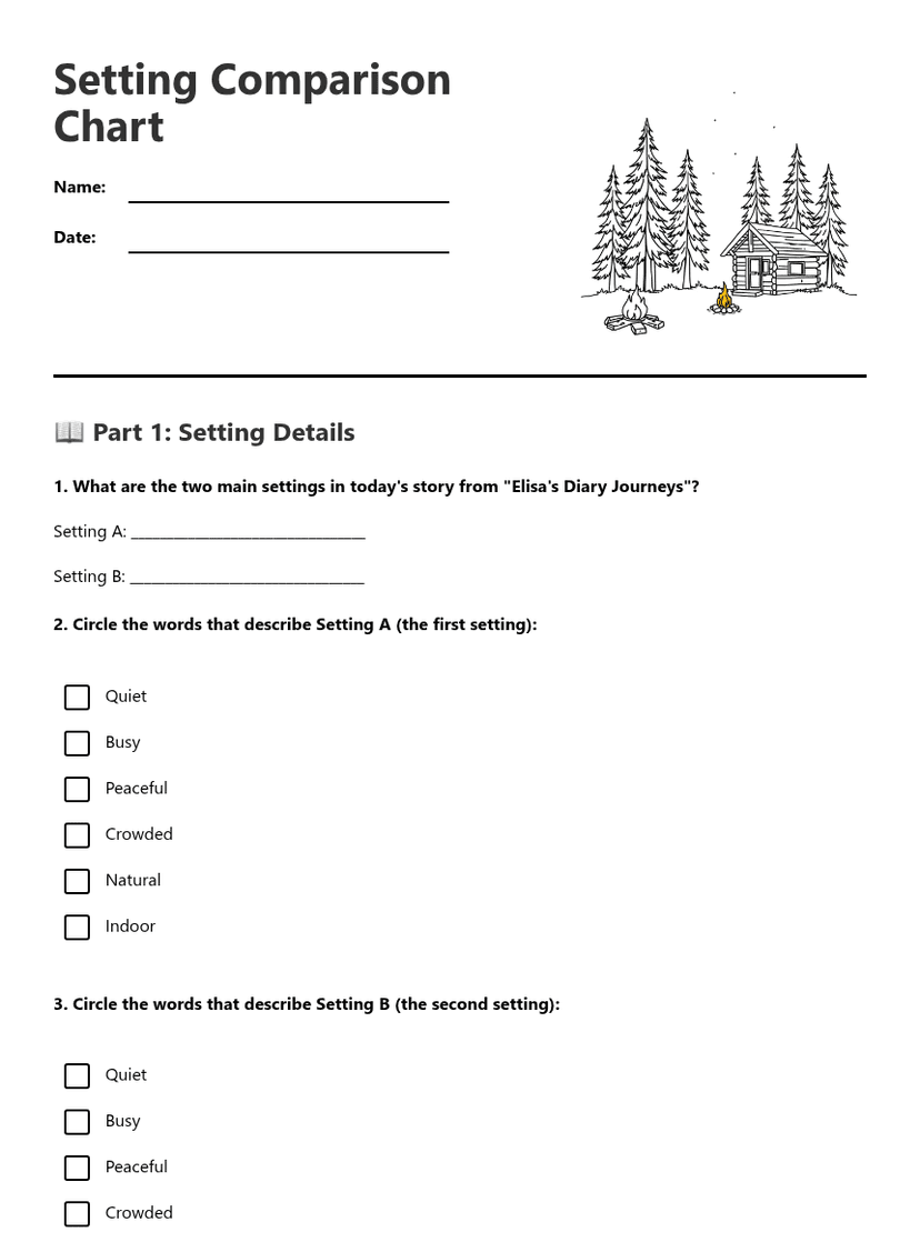Setting Comparison Chart
