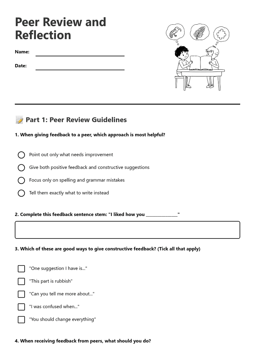 Peer Review and Reflection