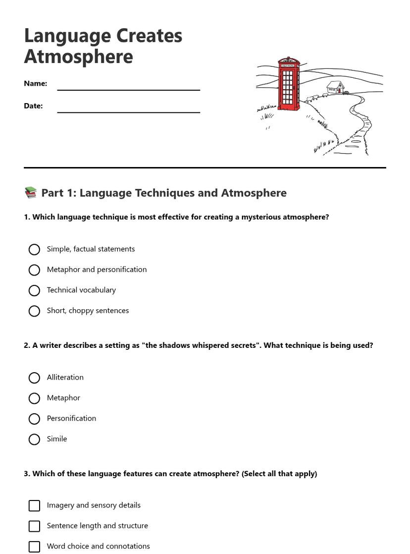 Language Creates Atmosphere