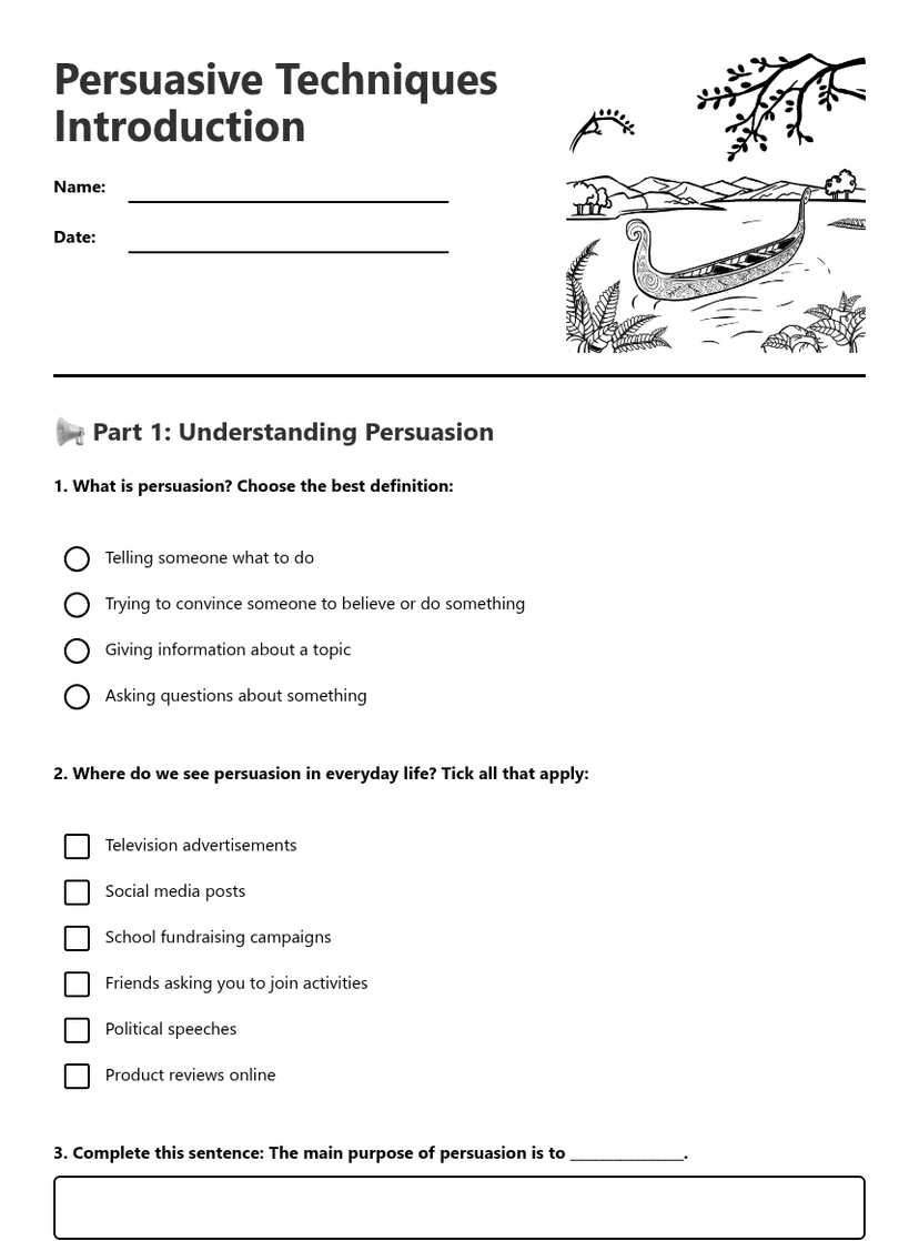 Persuasive Techniques Introduction