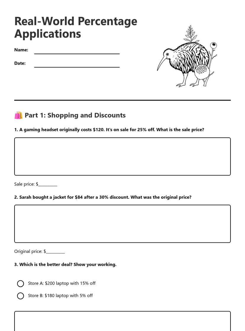 Real-World Percentage Applications