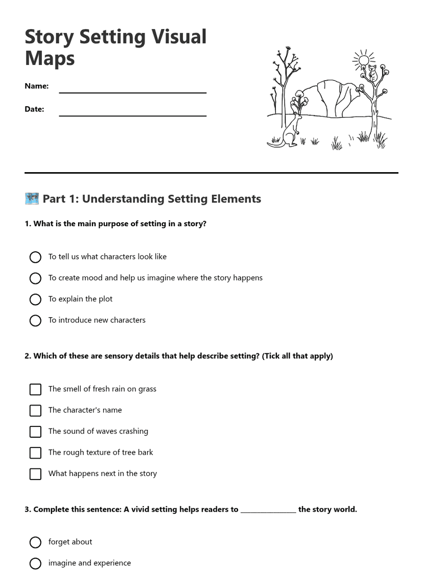 Story Setting Visual Maps
