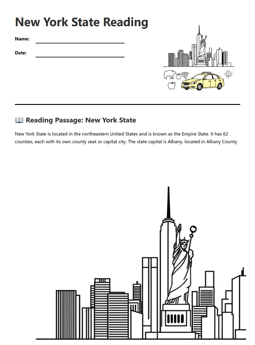 New York State Reading