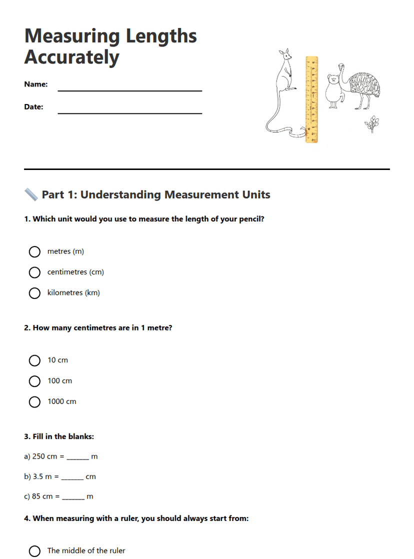 Measuring Lengths Accurately