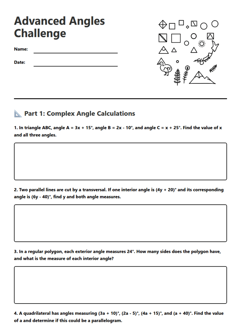 Advanced Angles Challenge