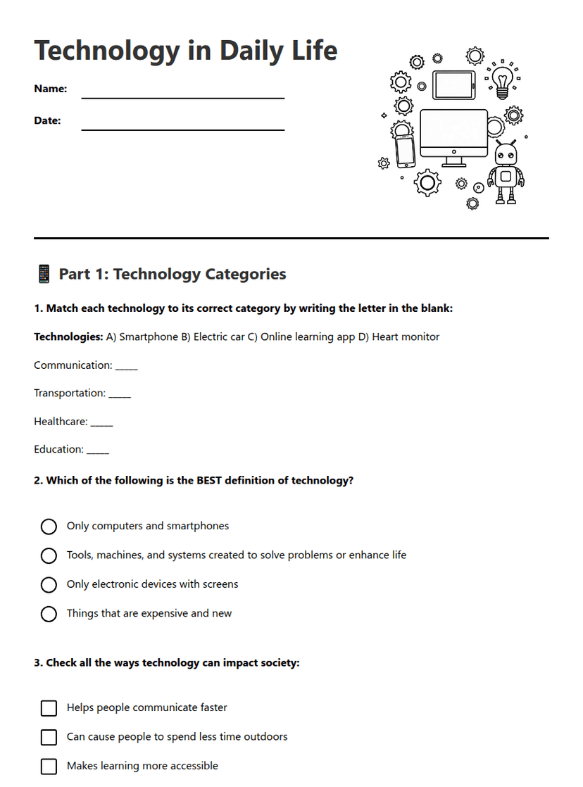 Technology in Daily Life