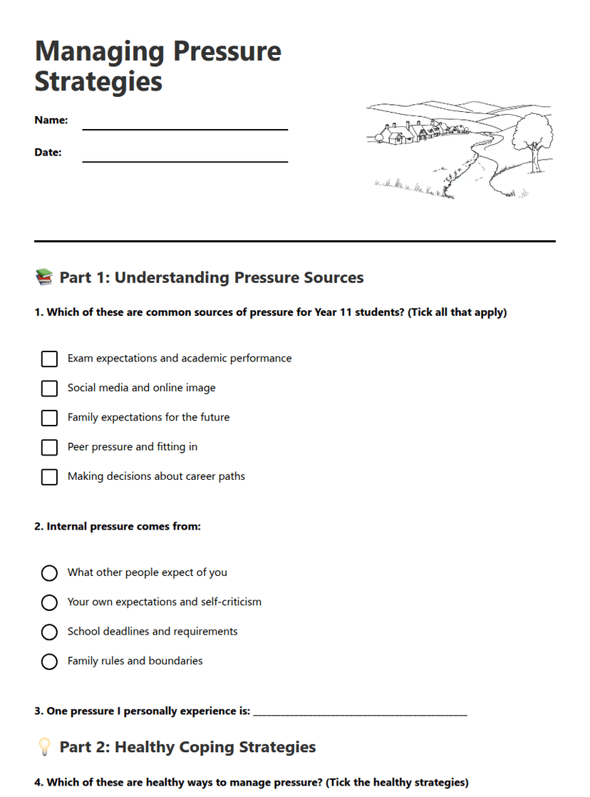 Managing Pressure Strategies