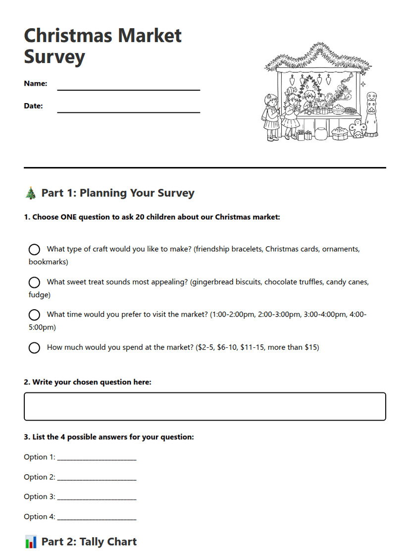 Christmas Market Survey