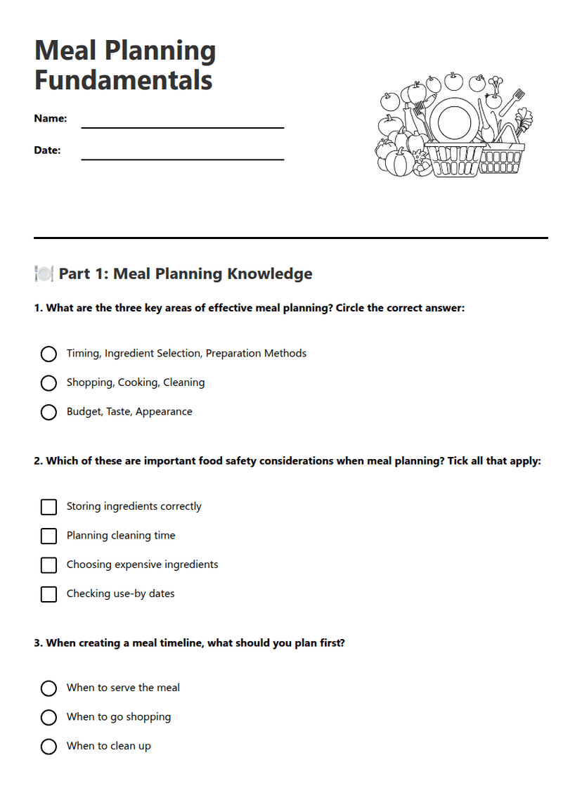 Meal Planning Fundamentals
